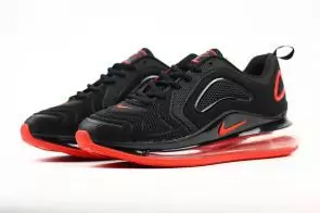 unisex nike air max 720 running chaussures nano black red